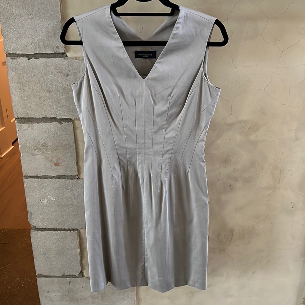 Midi Dress with Pleats